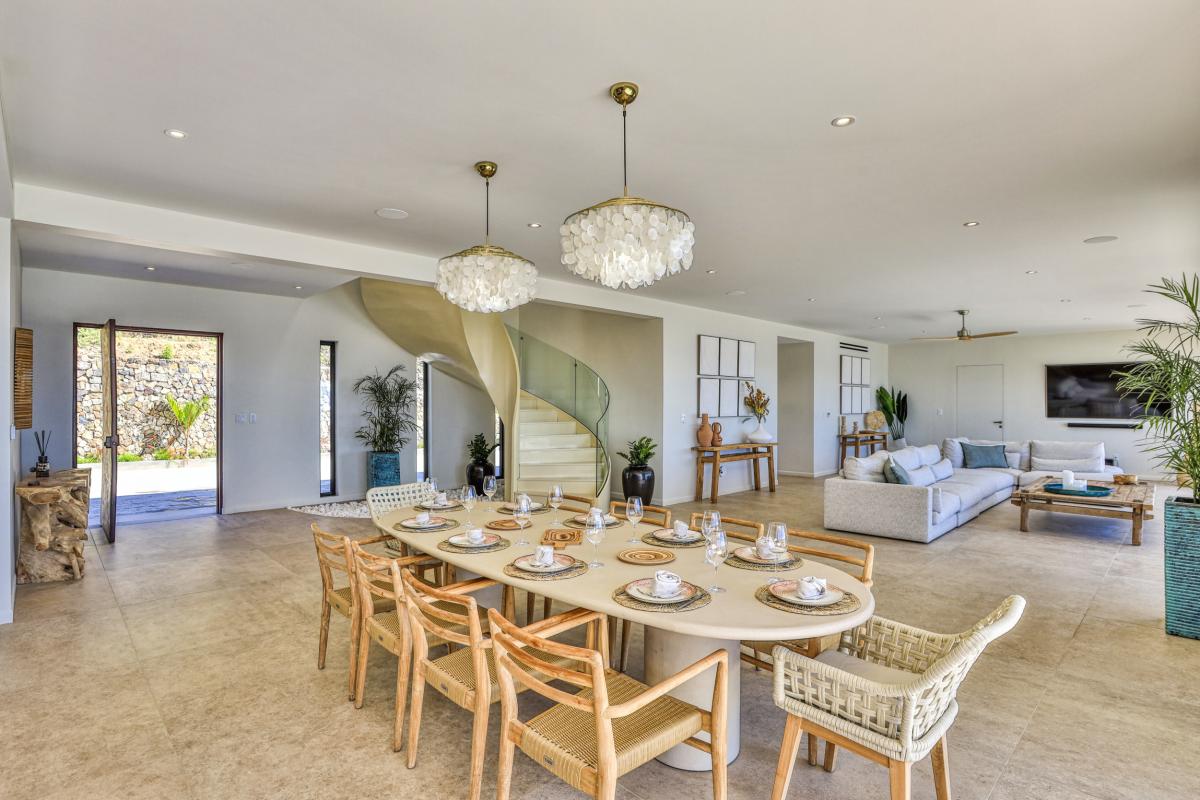 14_A louer villa 12 personnes Indigo Bay Saint Martin - Pièce à vivre